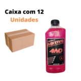 kit 12 Aditivo Rosa Radiador Orgânico Concentrado Liquido de Arrefecimento Anticorrosivo