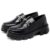 Sapato Mocassim Dubuy Oxford Feminino Tratorada Preto Still 1412FG