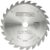 Disco de Serra Circular de Widea HW 10 POL 250 MM 24 Dentes 8025.01 INDFEMA