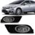 Par Farol Milha Civic 2012 2013 2014 Com Moldura