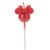Vela Minne 360 Vermelha Disney Silver Festas Rizzo