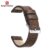 Naviforce Tali Kulit Jam Gelang-Coklat/Hitam (23MM) G04 Marrom Preto Com Fivela De Substituição De Cinto Acessórios De Relógio