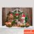 Painel de Natal Decoração Fundo Natalino 3d Cenário Polo Norte Em Tecido Sublimado para Fotos