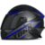 Capacete Moto R8 Pro Fosco Com Viseira Fumê Azul 58 Pro Tork
