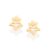 Brinco Infantil Rommanel Cristal Solitário Estrela Folheado a Ouro 18k – 524092