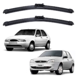 Par Palheta Limpador Para-brisa Ford Fiesta Street 1995 A 2002 Kit
