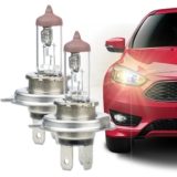 Kit 2 Lâmpadas Automotiva Halógena H4 12v 60/55w P43t para Farol
