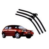 Kit Palheta Limpador Parabrisa Dianteiro + Traseiro Vw Gol G2 Bola 1995 1996 1997 1998 1999
