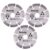 Disco de Corte Diamantado 4.1/8 POL 105 MM para Granito D-44351 com 3 Unidades MAKITA
