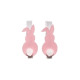Prendedor de Páscoa Coelho Rosa – 6 unidades – Cromus – Rizzo Embalagens