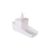 Conjunto Porta Detergente de Plástico Branco