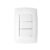 Interruptor Triplo 1 Tecla Simples e 2 Paralelas 10A Blux
