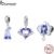 Bamoer Beads 925 Sterling Harebells Pendurados Da Moda Pingente Acessórios Para Colar Pulseira DIY Joias