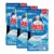 Kit 3 Refis Detergente Sanitário Pato Gel Adesivo Marine 6 Discos cada