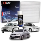 Filtro de Cabine para Ar Condicionado Chevrolet Classic / Montana+Higienizador Limpa Ar Tipo Granada
