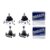 Kit 4 Pivô Suspensão Superior Inferior S10 1996 1997 1998 1999 2000 2001 2002 2003 2004 2005 2006 2007 2008 2009 2010 2011 2012 Nakata