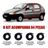 Kit Borrachas Vedação Palio 2000 2001 2002 2003 2004 4-porta