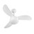 Ventilador De Teto Ventisol Fenix Branco 3 Pas Dupla Face Econômico e Silencioso – 220v
