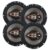 Kit 2 Pares Alto Falante 6 Polegadas 160w Rms QR6 Quadriaxial Hurricane Kit Fácil 320w Rms 640w Pico