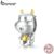 Bamoer 925 Sterling Sliver Sorte Vaca Encantos Pingente De Moda Personalidade Mulheres Pulseira Acessórios Scc1709