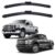 Par Palhetas Limpador Para-brisa Ford F-250 E F-350 1998 A 2011 Kit