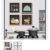 kit 4 quadros decorativos cozinha tifany 20×20