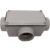 Condulete Tipo T Fixo Cinza Aluminio 1/2 Tgvp IP54 Wetzel