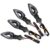 Kit 4 Pisca Seta Moto Led Esportiva Par Cb 300 Xre Fazer Cbx 250 Titan Universal 12V