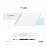 Papel Color Pop Branco Neve Mimo – 30,5 x 30,5 cm – 180 gr – 25 unds