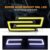 10-16V Luzes LED Brancas COB Diurna/Claro De Alto Brilho Em U/Baixo Poder Para Carro