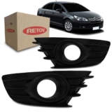Moldura Farol Milha Citroen C4 Pallas C4 Hatch 2008 A 2012 Com Furo