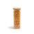 Pote De Vidro Mantimentos Quadrado Flat 400ml Tampa Bambu – Oikos