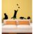 Adesivo De Parede Decorativo Gatinhos Brincado
