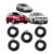 Kit Com 4 Borrachas De Porta +1 Da Mala Do Golf 99 A 2014