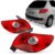 Lanterna Peugeot 207 Hatch 2009 2010 2011 Grade Vermelha