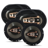Kit Alto Falante 6 Pol 160w Rms QR6 Quadriaxial 6×9 Pol 300w Rms QR69 Quadriaxial Hurricane Kit Fácil 460w Rms