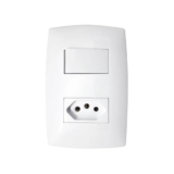 Interruptor Paralelo Com Tomada 20A 250V 4×2 Home Blux