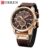 Relógio Masculino CURREN Original Marca De Luxo Autêntico Moda Casual Esportes Multifuncional Cronógrafo De Couro Quartzo À Prova D’água CR91LX