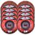 Disco de Lixa Flap 4.1/2 POL Grana 60 Kit Com 10 Unidades MTX