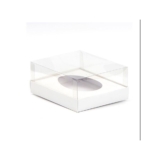 Caixa Ovo de Colher 250g BRANCA – 15cm x 13cm x 6,5cm- 5un