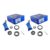Par De Kit Rolamento Roda Traseira Fox 2007 2008 2009 2010 2011 2012 2013 2014 Original Skf Novo