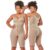 Body Modelador Macaquinho Sem Bojo Com Abertura Frontal E Perninhas Vi Lingerie
