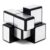Mirror Blocks 2x2x2 Prata Qiyi Cubo Mágico Original