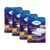 Kit 4 Fraldas Geriátricas Tena Noturna M 28 unidades