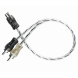 Cabo Y Rca Blindado Techone 2 Machos Preto Prata Injetado