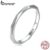 Anel Bamoer 925 Prata Minimalismo Simples Joias Para Mulheres Acessórios De Moda