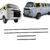 Borracha Vidros Canaletas Portas Kombi Clipper e Kombi Carat 1975 até 2014