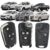 Capa / Carcaça Chave Canivete GM Chevrolet Onix Cobalt Cruze Celta S-10 Spin 3 Botões