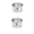 Kit 2 (DUAS)  Assadeira Forma Bolo REDONDA ALTA 17 X 10 cm Alumínio – G90