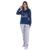 Pijama Feminino Tecido Plush Fechado De Inverno Blusa Manga Longa Estampada E Calca Quentinho